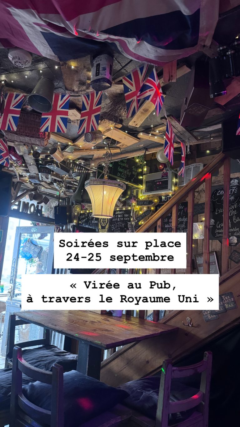 Agenda Septembre chez Cha Cuisine, sur place et à emporter.